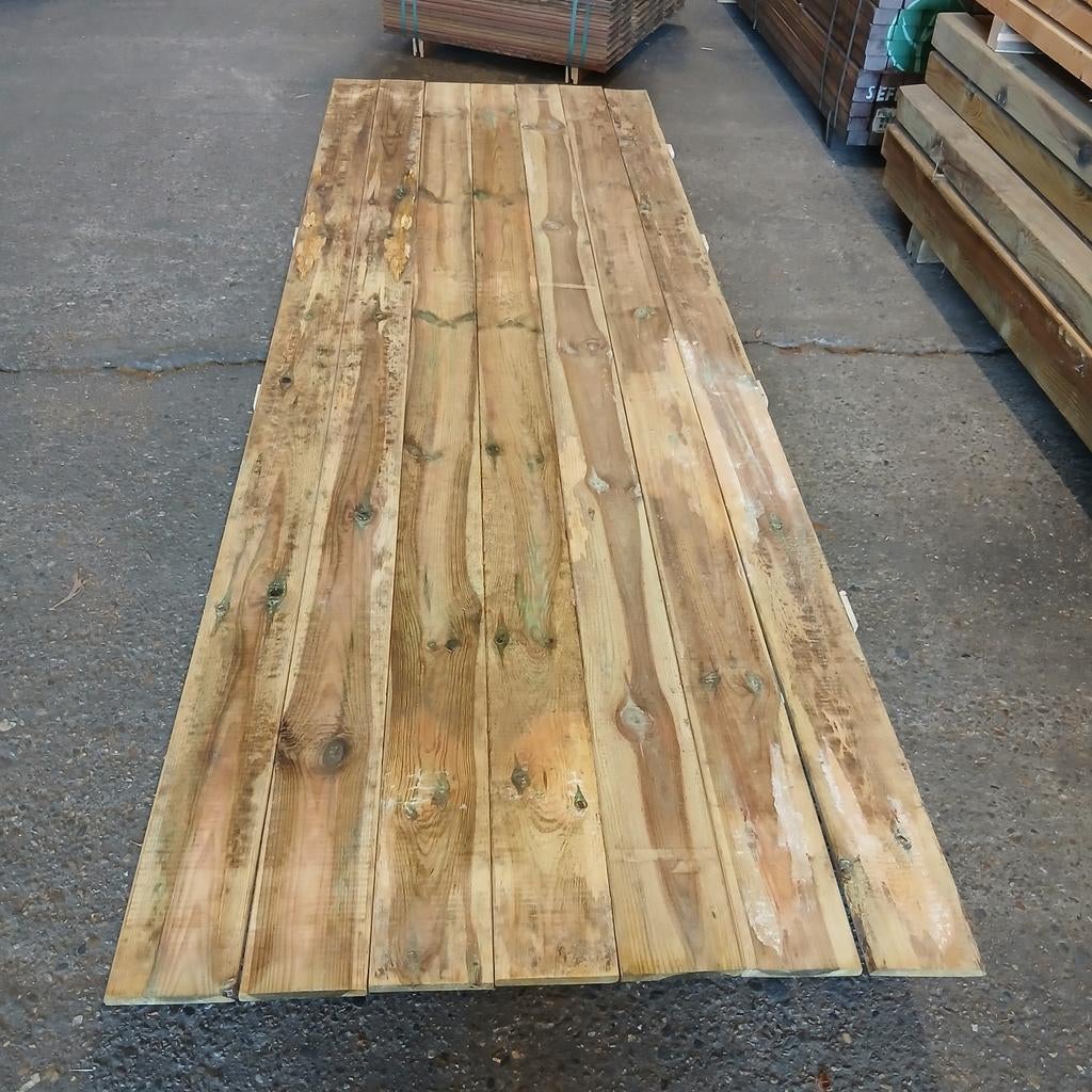 B-keus grenen schuttingplanken geschaafd, planken tuinplank, Tuin en Terras, Palen, Balken en Planken, Ophalen, Nieuw, 250 cm of meer