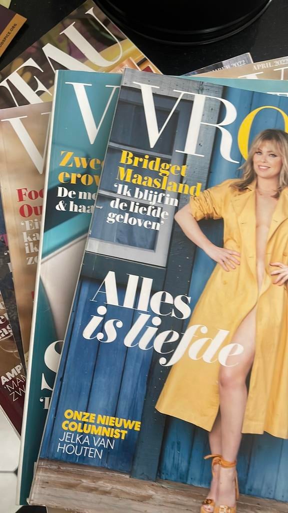 Zes glossy’s VROUW, Ophalen of Verzenden, Glossy