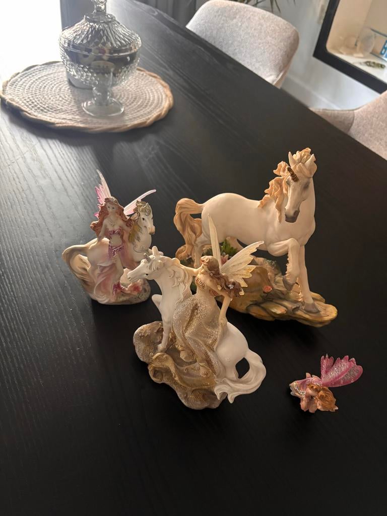 Set eenhoorns en elfjes van de Efteling, Ophalen of Verzenden, Gebruikt, Fantasy