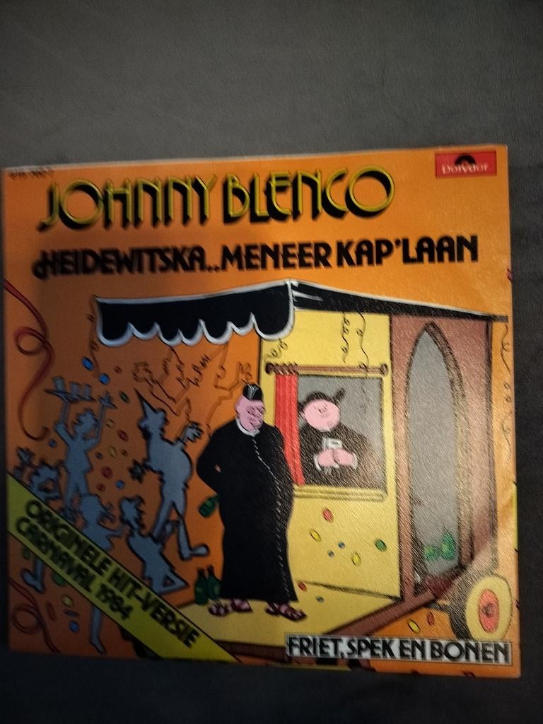 Johnny Blenco - Heidewitska... Meneer Kap'laan Single, Cd's en Dvd's, Vinyl Singles, Gebruikt, 7 inch, Single, Ophalen of Verzenden