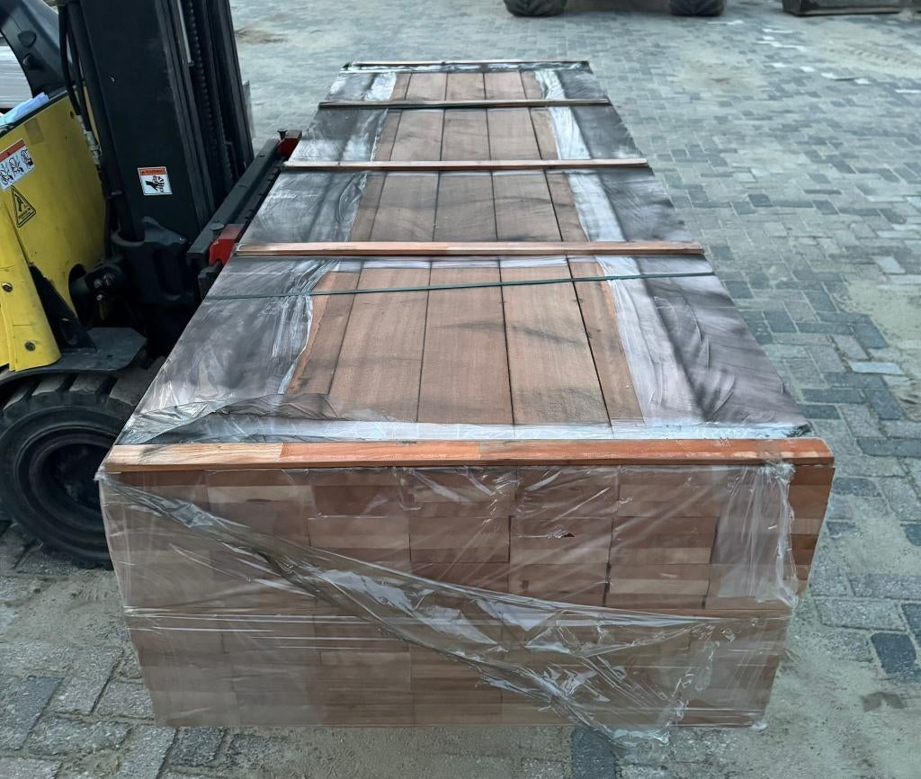 Hardhout meranti geschaafd 28x140, Ophalen, Nieuw, Hardhout, 250 cm of meer
