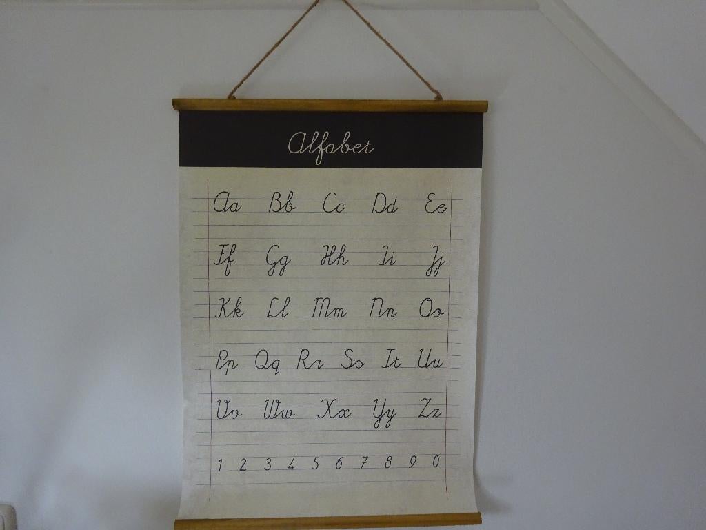 ALFABET POSTER / POSTER ABC, Kinderen en Baby's, Kinderkamer | Inrichting en Decoratie, Ophalen of Verzenden, Gebruikt, Wanddecoratie