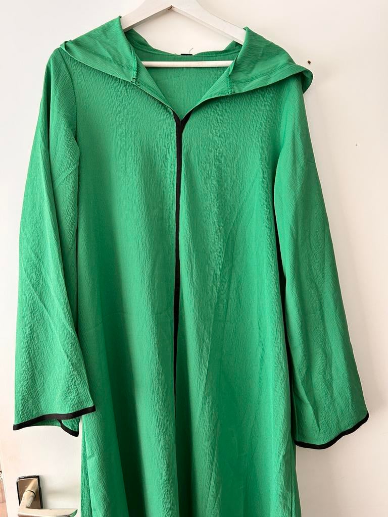 Marokkaanse djelaba jalaba kaftan groen maat 46/48, Ophalen of Verzenden, Zo goed als nieuw, Groen, Jurk