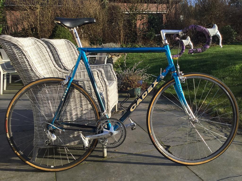 Vintage cadex racefiets campagnolo maat 63, Fietsen en Brommers, Fietsen | Oldtimers, 59 cm of meer, Ophalen, Jaren '60 of nieuwer