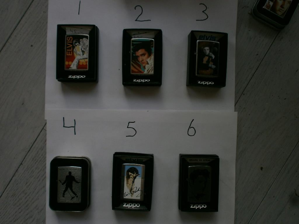 elvis zippo's nieuw 40,00 € per stuk, Ophalen of Verzenden, Nieuw, Aansteker