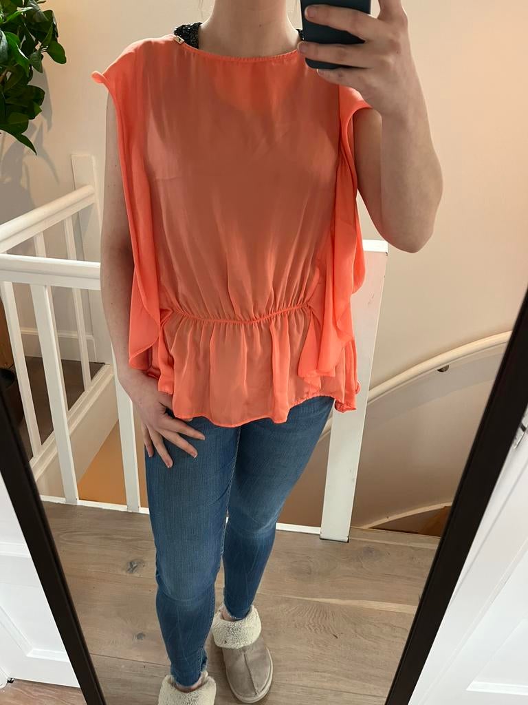 Josh V zalmroze blouse maat S / 36, Kleding | Dames, Ophalen, Zo goed als nieuw, Roze, Maat 36 (S)