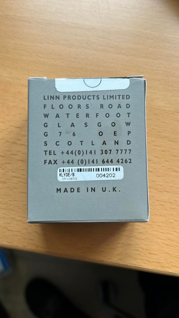 Linn Klyde MC Element, Ophalen of Verzenden, Gebruikt, Platenspeler-onderdeel, Overige merken