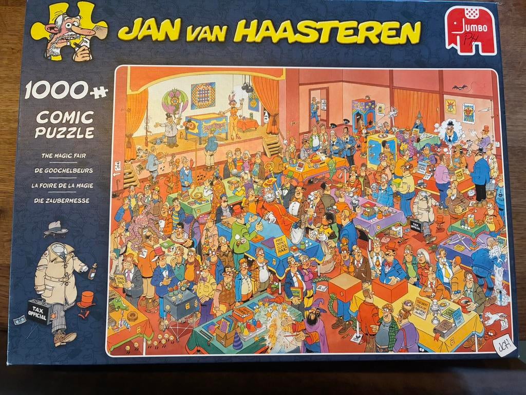 Jan van Haasteren De Goochelbeurs, Ophalen of Verzenden, 500 t/m 1500 stukjes, Zo goed als nieuw