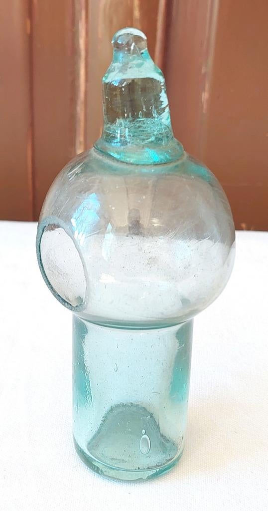 Antiek glazen inkt potje ? glas object, Ophalen of Verzenden