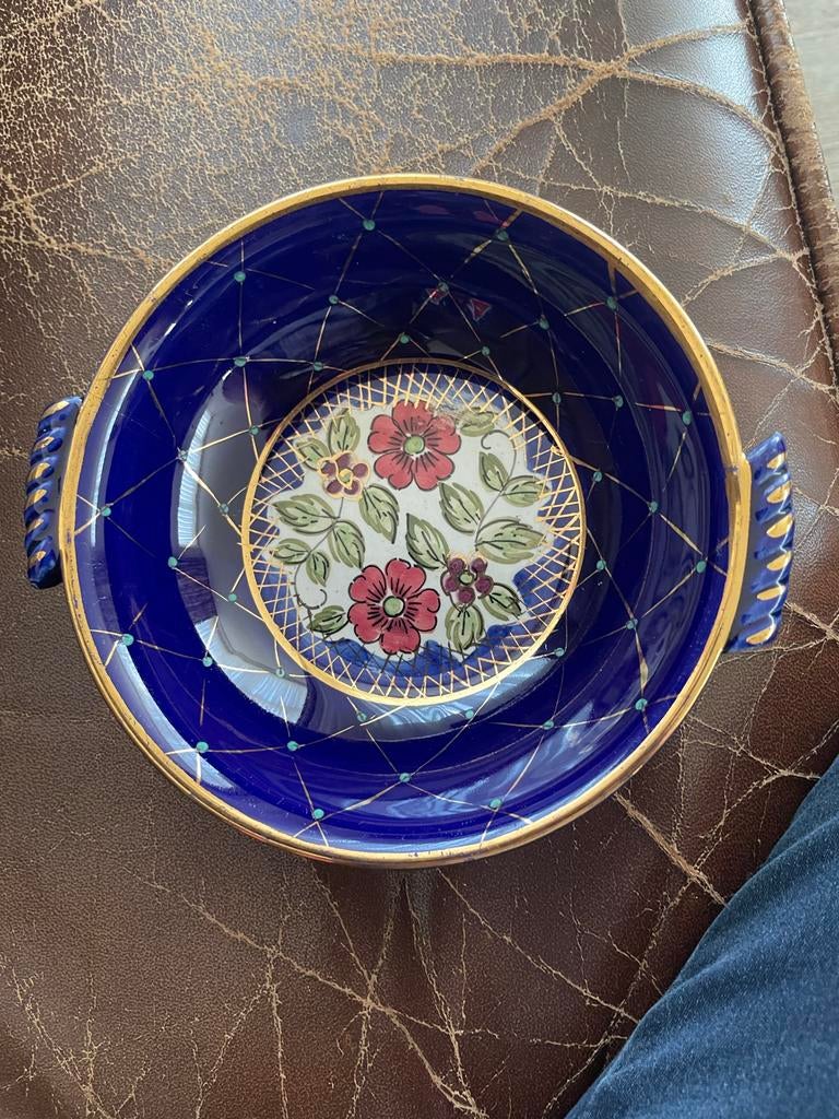 Flora Gouda Holland schaal, Antiek en Kunst, Ophalen of Verzenden