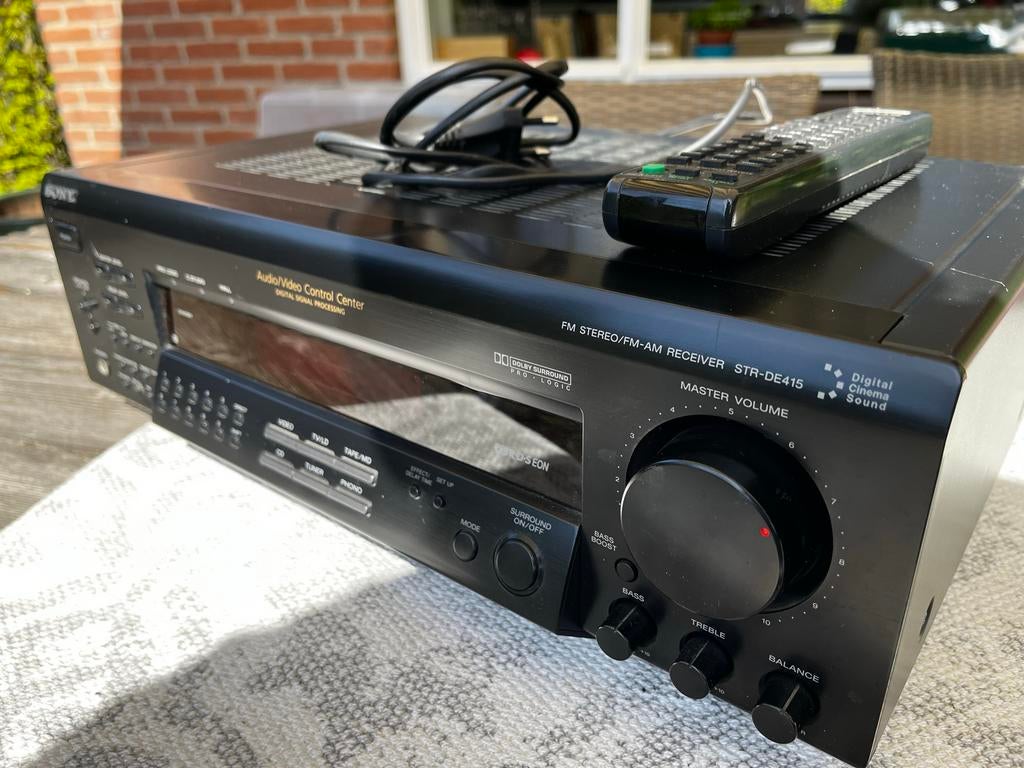 Sony receiver STR-DE415 met afstandsbediening, Ophalen, 60 tot 120 watt, Sony, Gebruikt