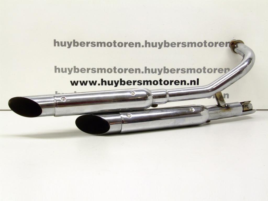 Uitlaat dempers Custom Yamaha XVS650 Dragstar, Motoren, Onderdelen | Yamaha, Ophalen, Info@huybersmotoren.nl, Gebruikt, HM - Sale