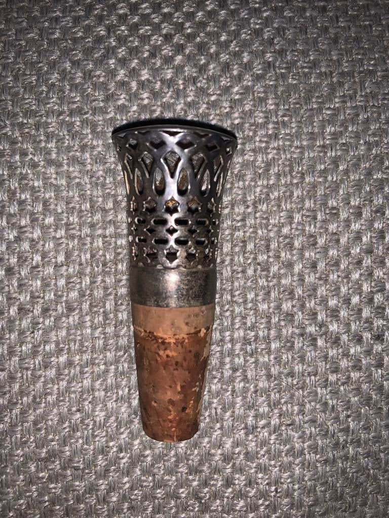 Decoratieve Flessenstop met Metaalwerk, Ophalen of Verzenden, Gebruikt