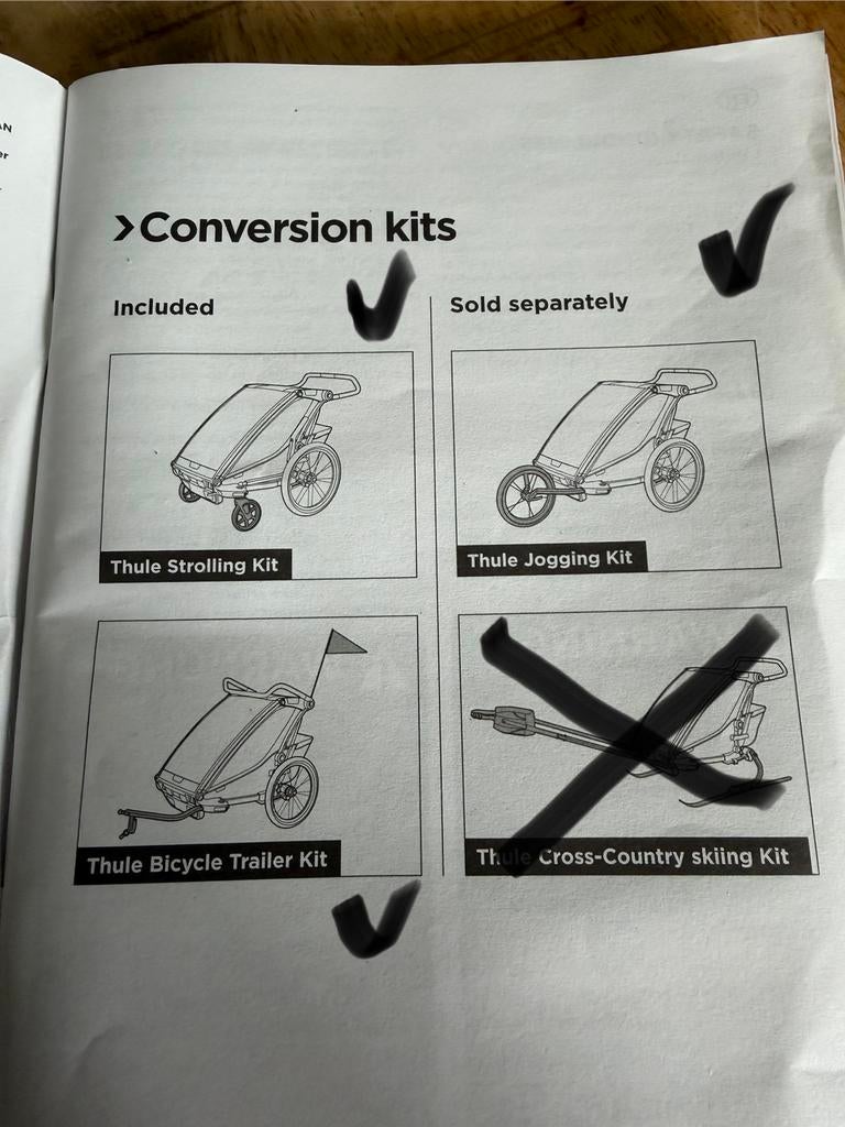 Thule Chariot Sport geel multifunctionele kar topstaat, Overige merken, Duowagen, Ophalen of Verzenden, Zo goed als nieuw