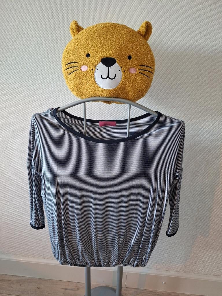 T-shirt Studio Anneloes blauw-wit gestreept maat S, Kleding | Dames, Ophalen of Verzenden, Zo goed als nieuw, Blauw, Lange mouw