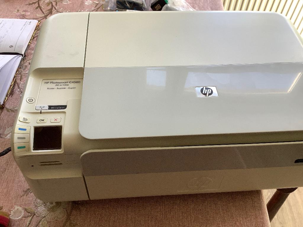 Printer hp PhotoSmart c4580 met cartridge 350, Computers en Software, Printers, Zo goed als nieuw, Fotoprinter, Inkjetprinter