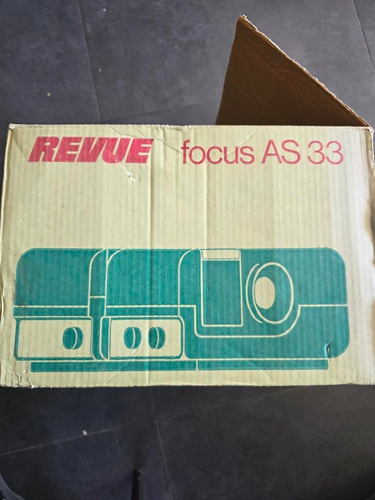 Revue focus AS 33 diaprojector, Ophalen
