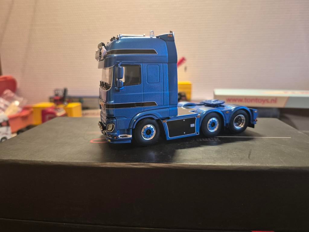 Daf xf ssc verdegaal, Hobby en Vrije tijd, Modelauto's | 1:50, Ophalen of Verzenden, Zo goed als nieuw, Bus of Vrachtwagen, Wsi