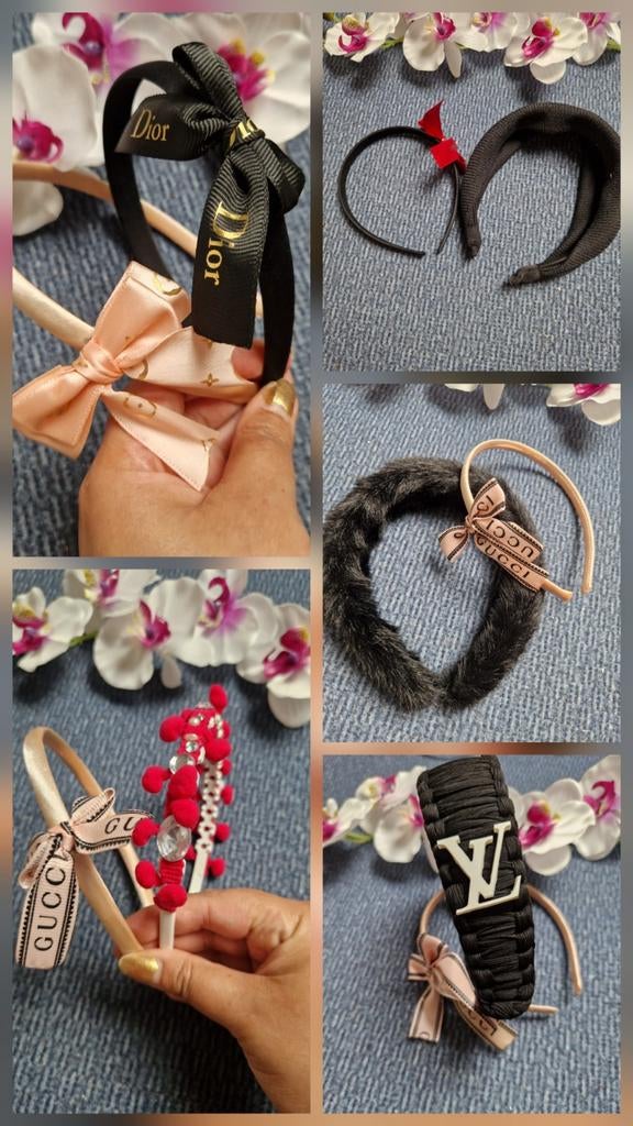 Leuke haarbanden diadeem bandeau set, Ophalen of Verzenden, Nieuw, Haarspeld