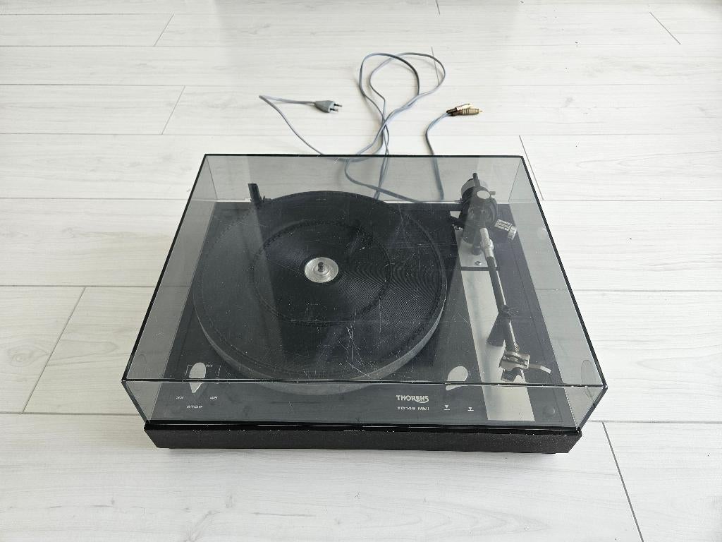 Thorens TD 145 MkII, Audio, Tv en Foto, Platenspelers, Ophalen, Gebruikt, Platenspeler, Thorens