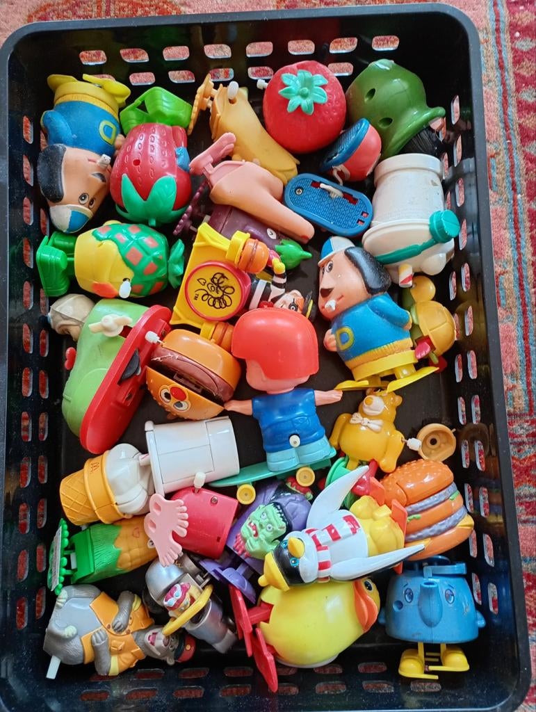 Jaren 70 opwindfiguurtjes, Verzamelen, Poppetjes en Figuurtjes, Ophalen of Verzenden