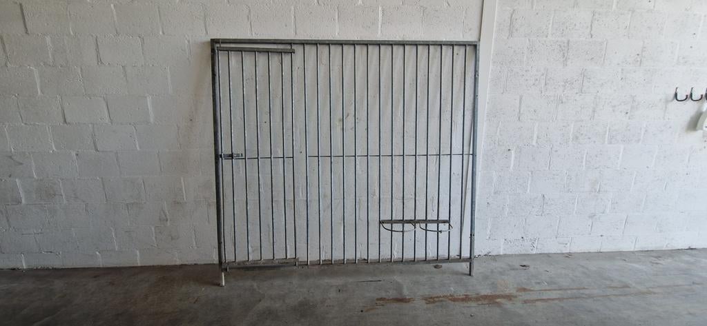2 kennel delen beiden met poort, Dieren en Toebehoren, Hondenhokken, Ophalen, 110 cm of meer, 100 cm of meer