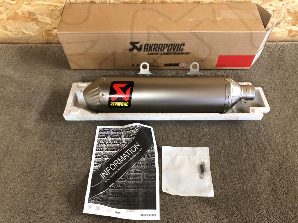 Akrapovic uitlaat KTM 250 350 450 500 EXC-F EXC SX-F 525 530, Verzenden, KTM, Stallhofnerstraße 3, Betriebsgebiet Süd, Mattighofen, Oberösterreich, 5230, AT