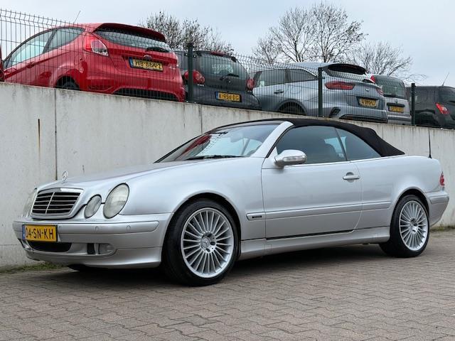 Mercedes-Benz CLK-klasse Cabrio 230 K. FINAL EDITION/LEDER/C, Automaat, Achterwielaandrijving, Gebruikt, Zwart