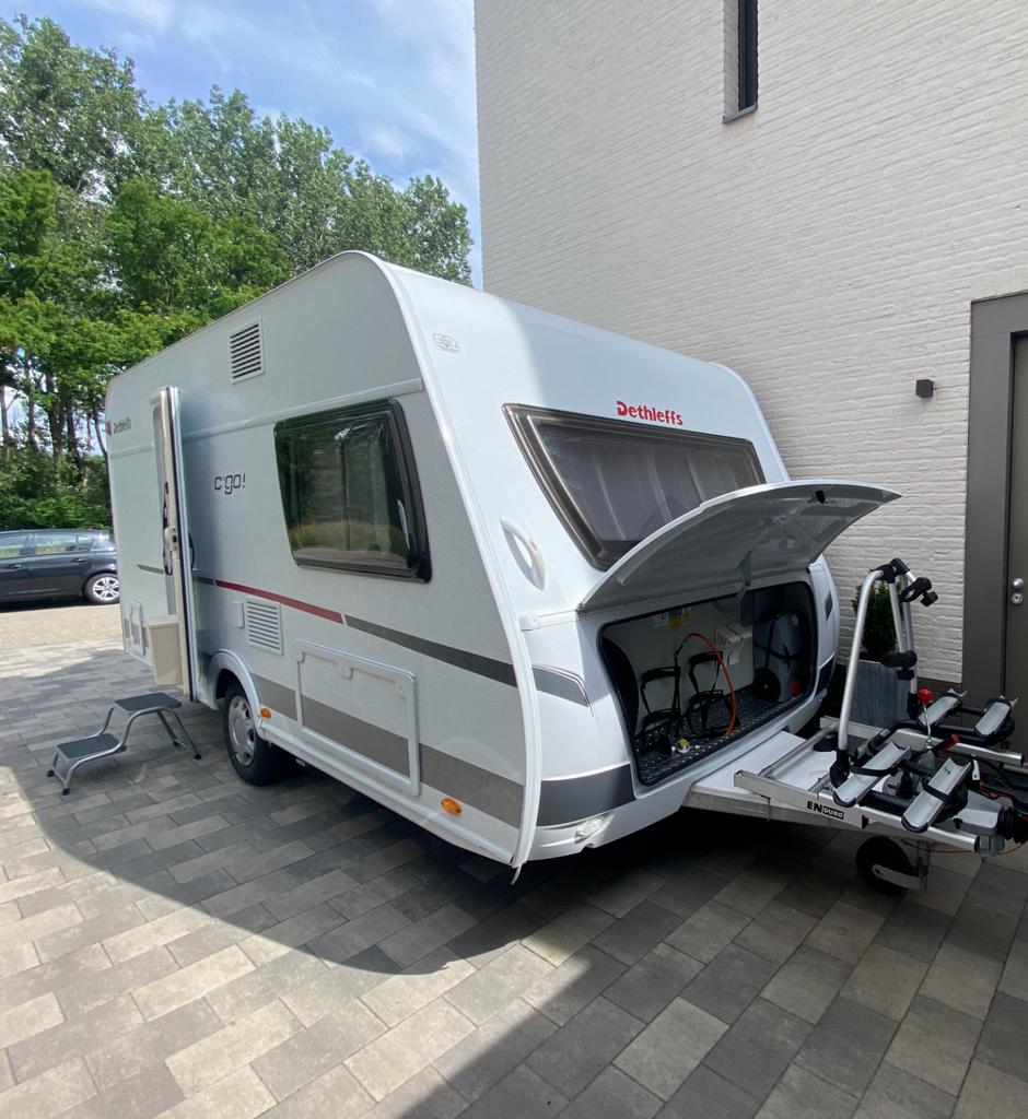 Dethleffs c’go 430 — ZEER COMPLEET — INCL. INBOEDEL!, Mover, 95 kg, Frans bed, Treinzit