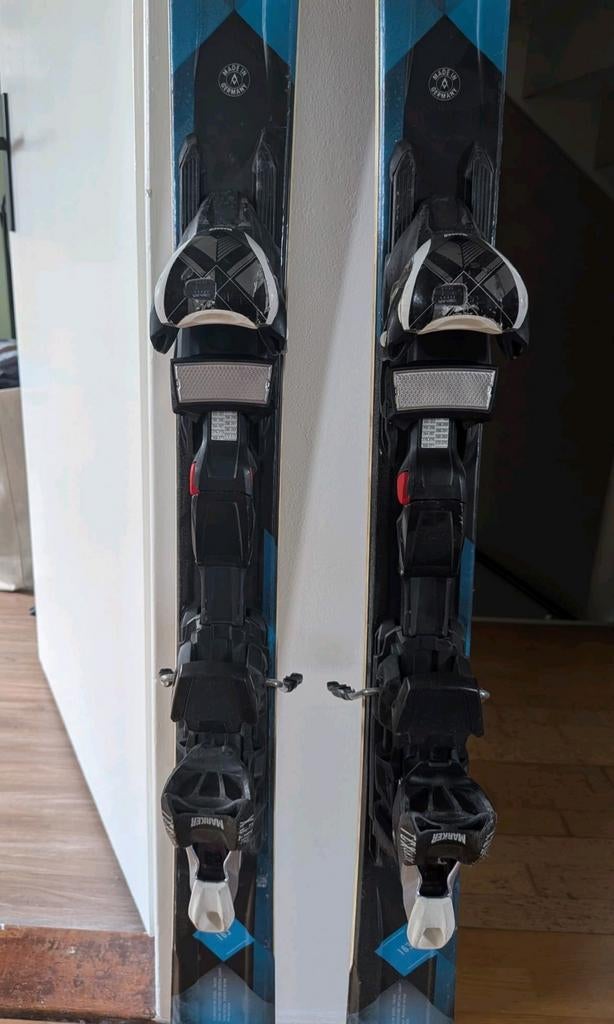 Volkl dames ski's 163 cm, gewaxt en geslepen, Overige merken, 160 tot 180 cm, Gebruikt, Ophalen of Verzenden