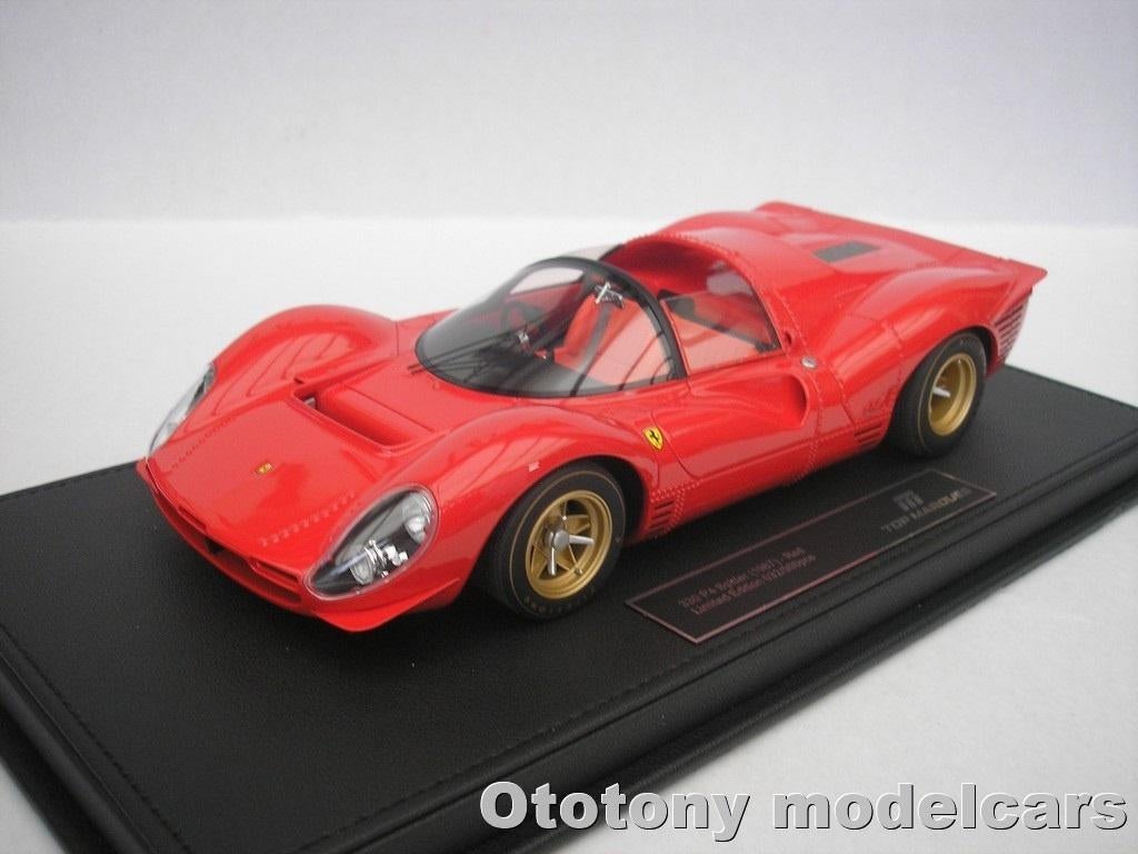 Ferrari 330 P4 Spider 1967 Rood 1/18 Top Marques, Hobby en Vrije tijd, Ophalen of Verzenden, Nieuw, Auto, Overige merken