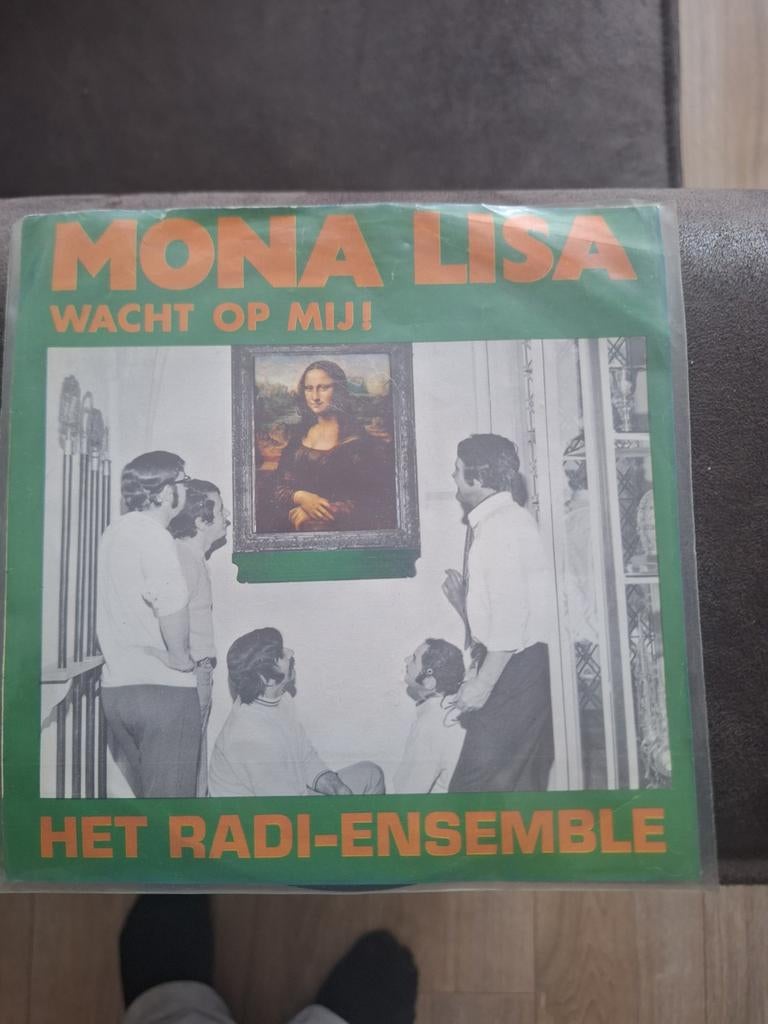 Het radi _ ensemble mona lisa _ wacht op mij, Ophalen of Verzenden, Zo goed als nieuw, Overige formaten, Levenslied of Smartlap