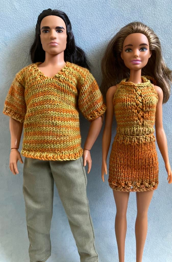 Barbie kleding, trui Ken verkocht!, Ophalen of Verzenden, Zo goed als nieuw, Barbie