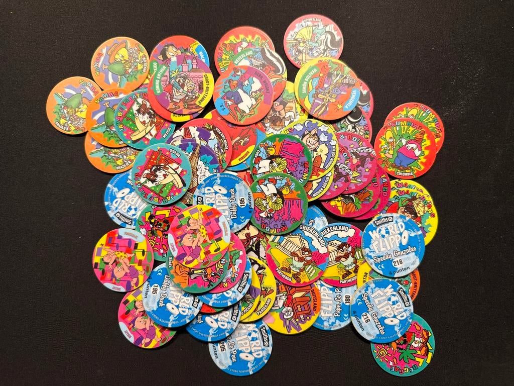 World Flippo's verzameling, Ophalen, World, Losse flippo's