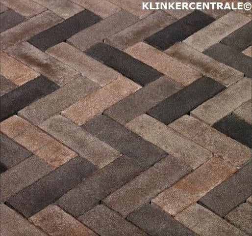 180/1.000m2 bruin zwart gemêleerd gebakken klinkers dikf.7-d, Tuin en Terras, Verzenden, Onfo.nl@wienerberger.com, Klinkers, Nieuw