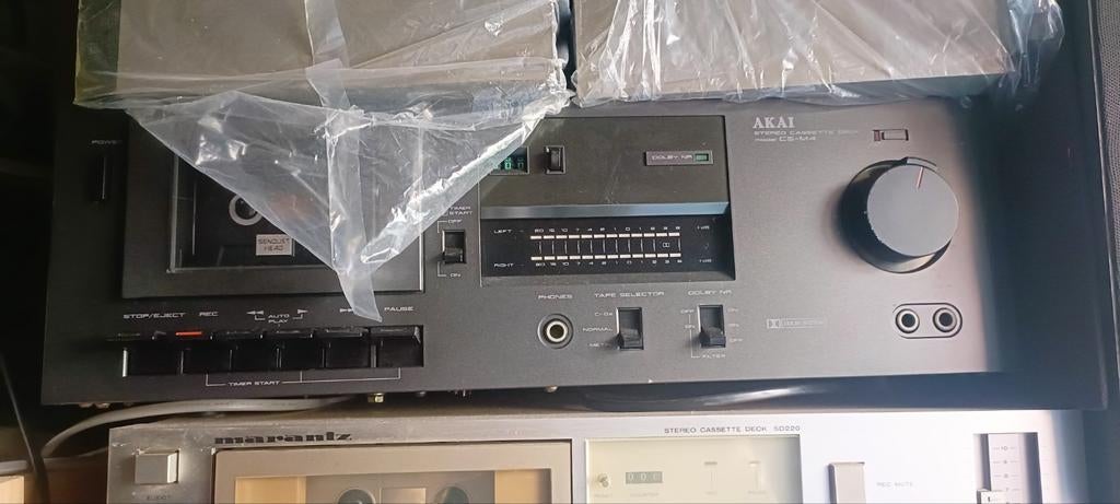 Vintage Akai Cassettedecks - Audio Klassiekers, Ophalen, Dubbel, Akai, Tape counter