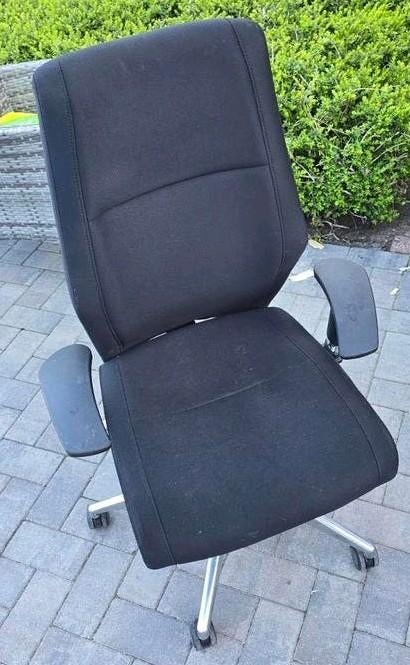 Bureau stoel, Ophalen, Gebruikt, Zwart