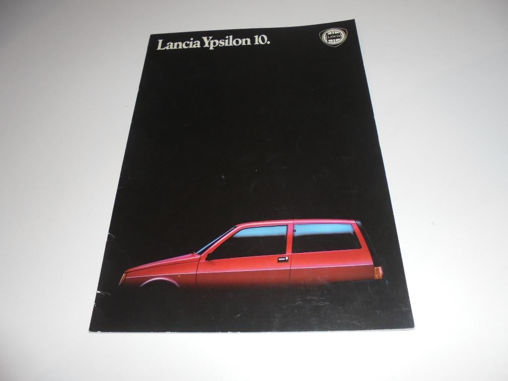 brochure Lancia Y10, Ophalen of Verzenden, Gelezen, Overige merken