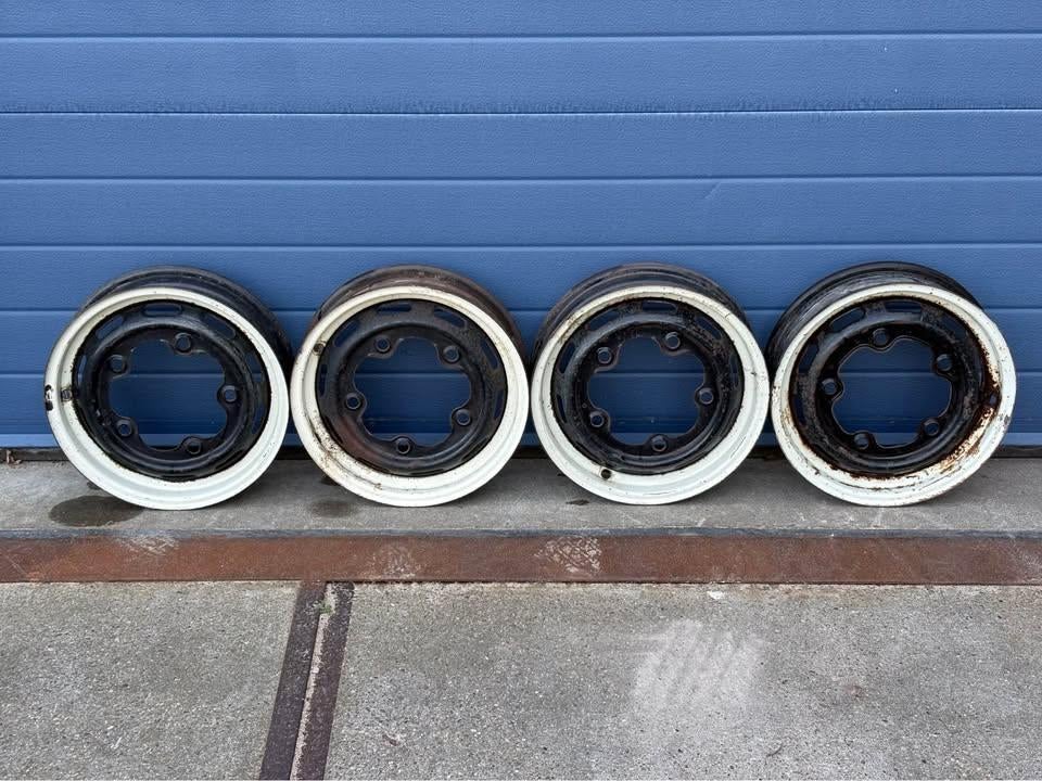 5x205 Volkswagen Kever velgen originele lak patina zwart-wit, Ophalen of Verzenden, Volkswagen