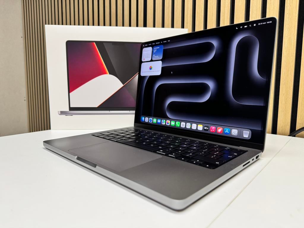 MacBook Pro 14-inch – M1 Pro | 16GB RAM | 512GB  | TOPSTAAT, Computers en Software, Apple Macbooks, MacBook Pro, Qwerty, Overige groottes