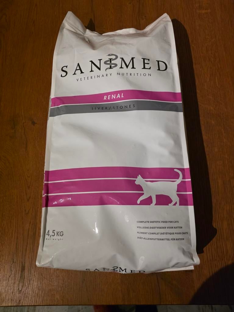 Kattenvoer Sanimed renal 4,5 kg, Ophalen of Verzenden, Kat