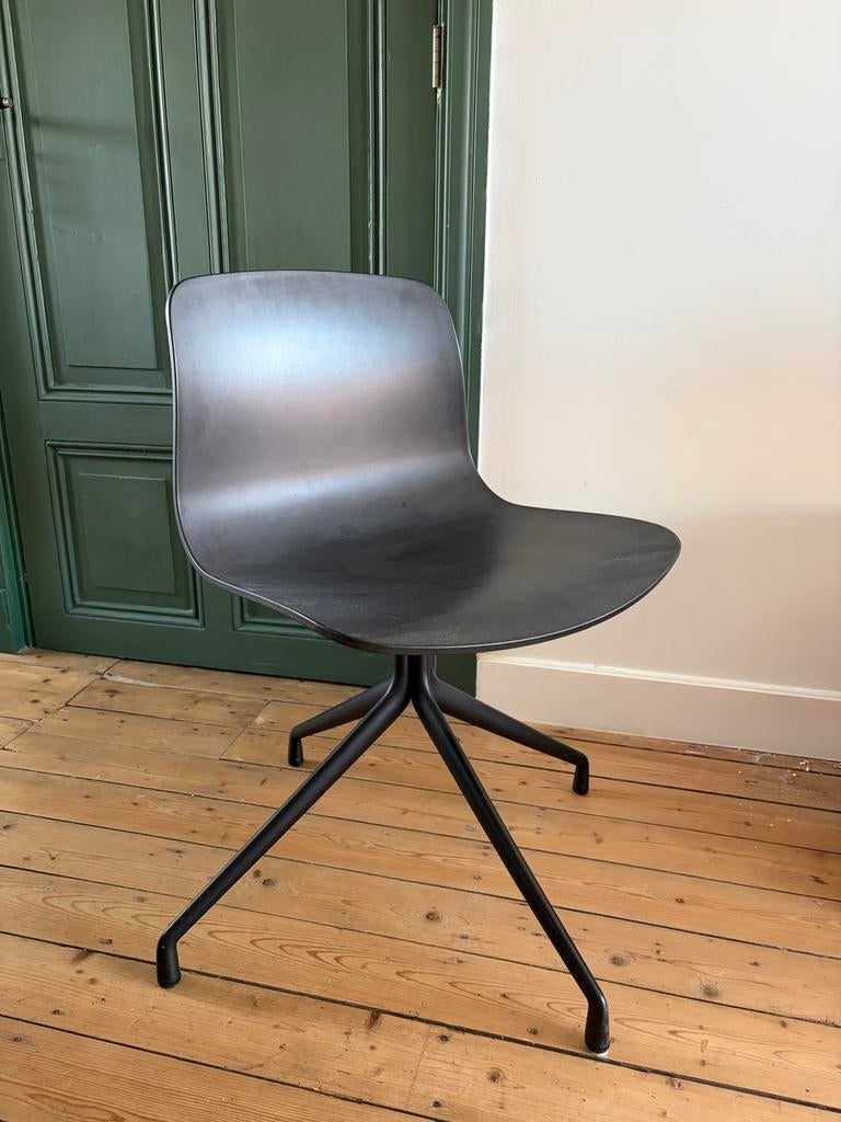 Hay Stoel - Zwart Design Stoel, Ophalen, Kunststof, Zwart, Zo goed als nieuw