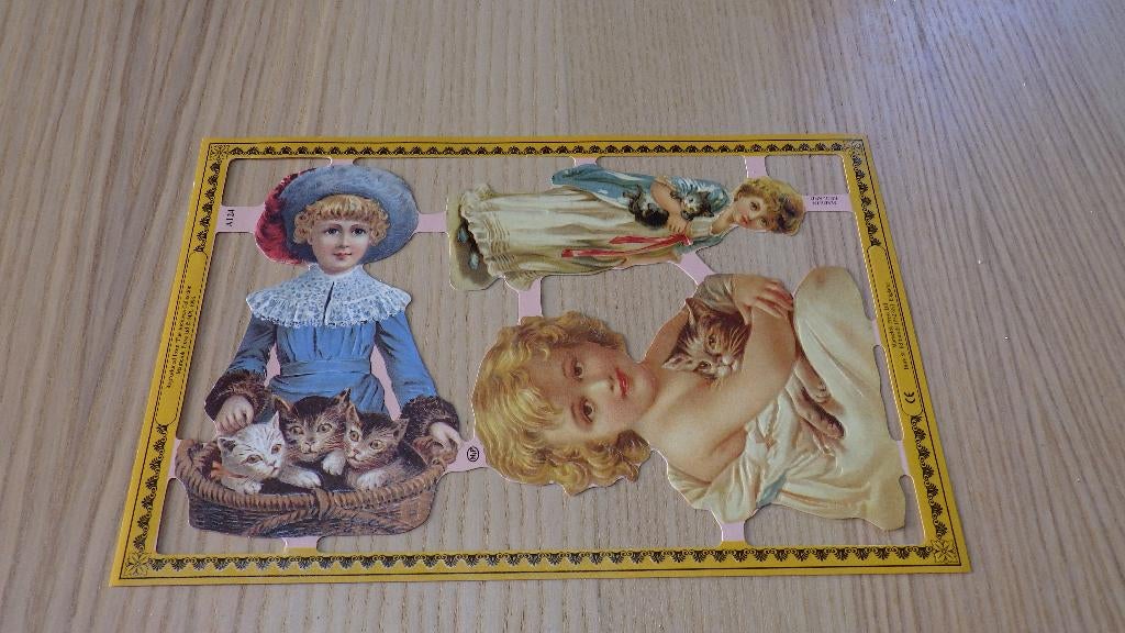 mooie oude poezieplaatjes, Ophalen of Verzenden