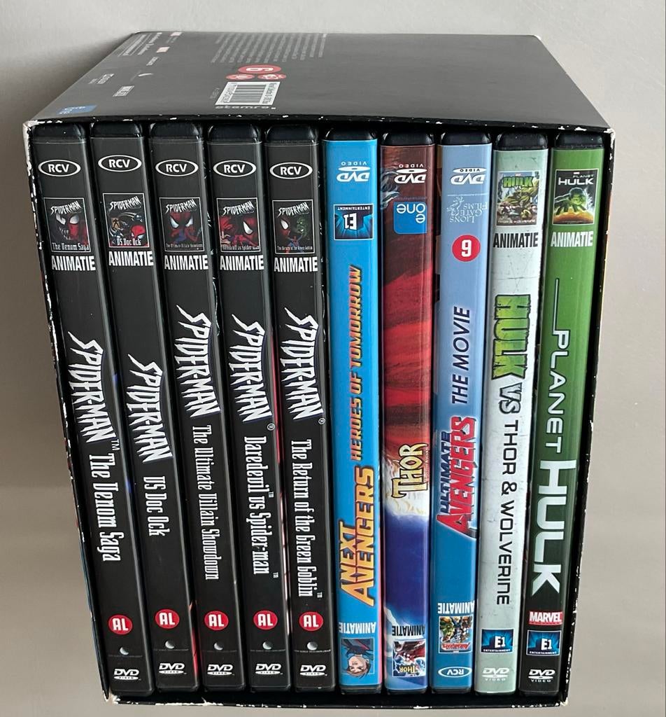 Marvel 10 Movie Collection DVD Boxset - Animatie, Tekenfilm, Amerikaans, Boxset, Ophalen of Verzenden