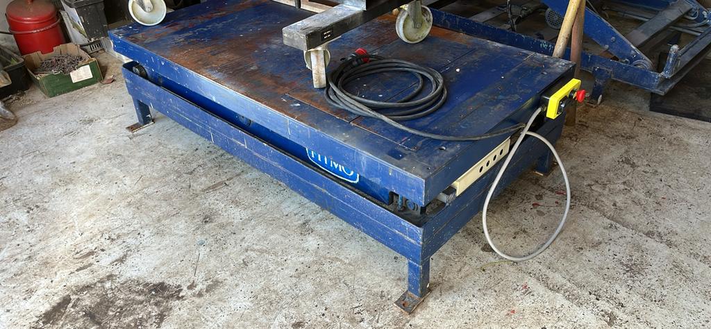 Robuuste hydraulische heftafel, Ophalen