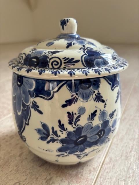 Delftsblauwe Zenith pot met deksel, Ophalen