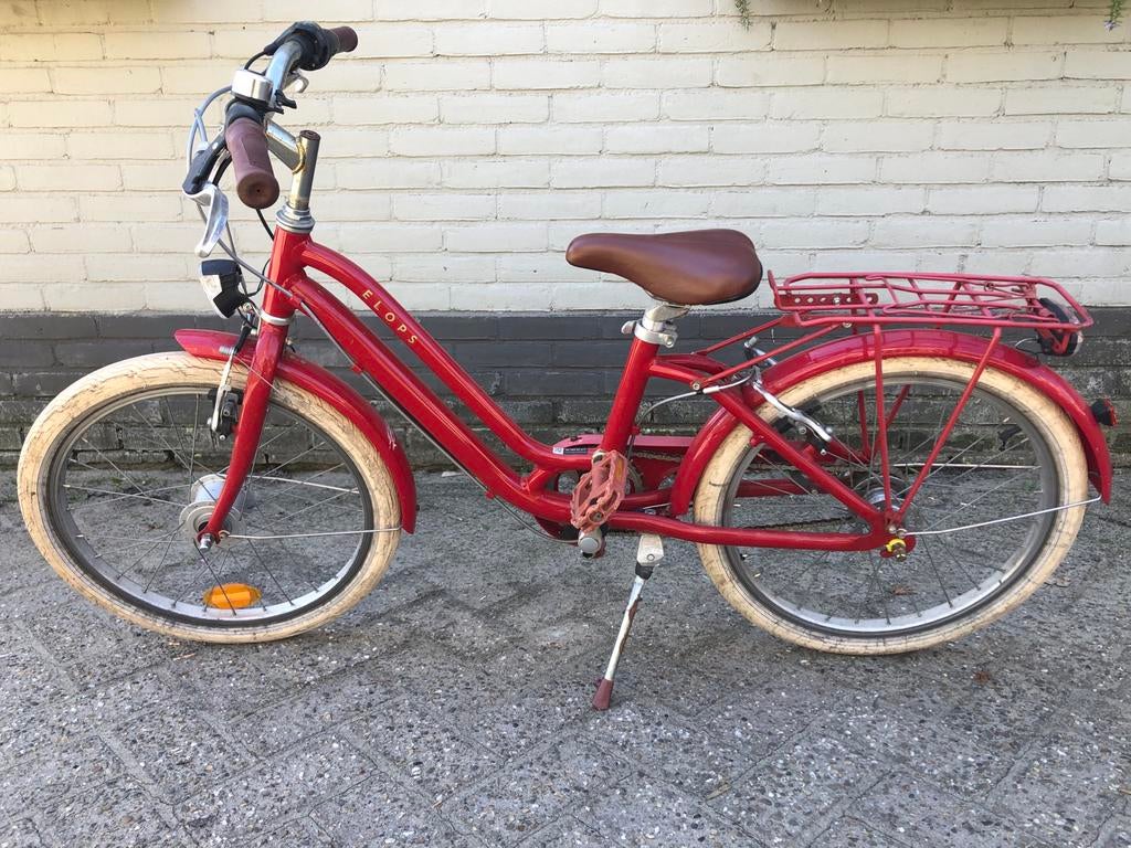 Rode kinderfiets Elops 900, Ophalen of Verzenden, Gebruikt, 16 tot 20 inch