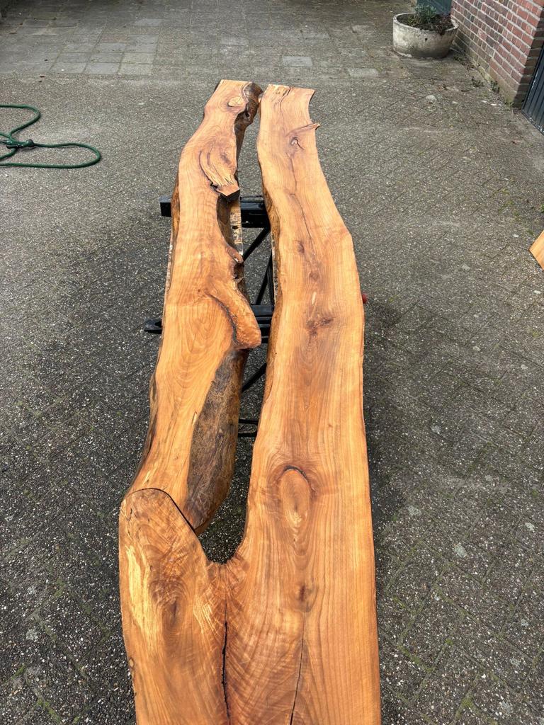 Beuken stamdelen geschaafd - Voorbereid voor epoxy river, Ophalen, 25 tot 50 mm, Nieuw, 200 tot 250 cm