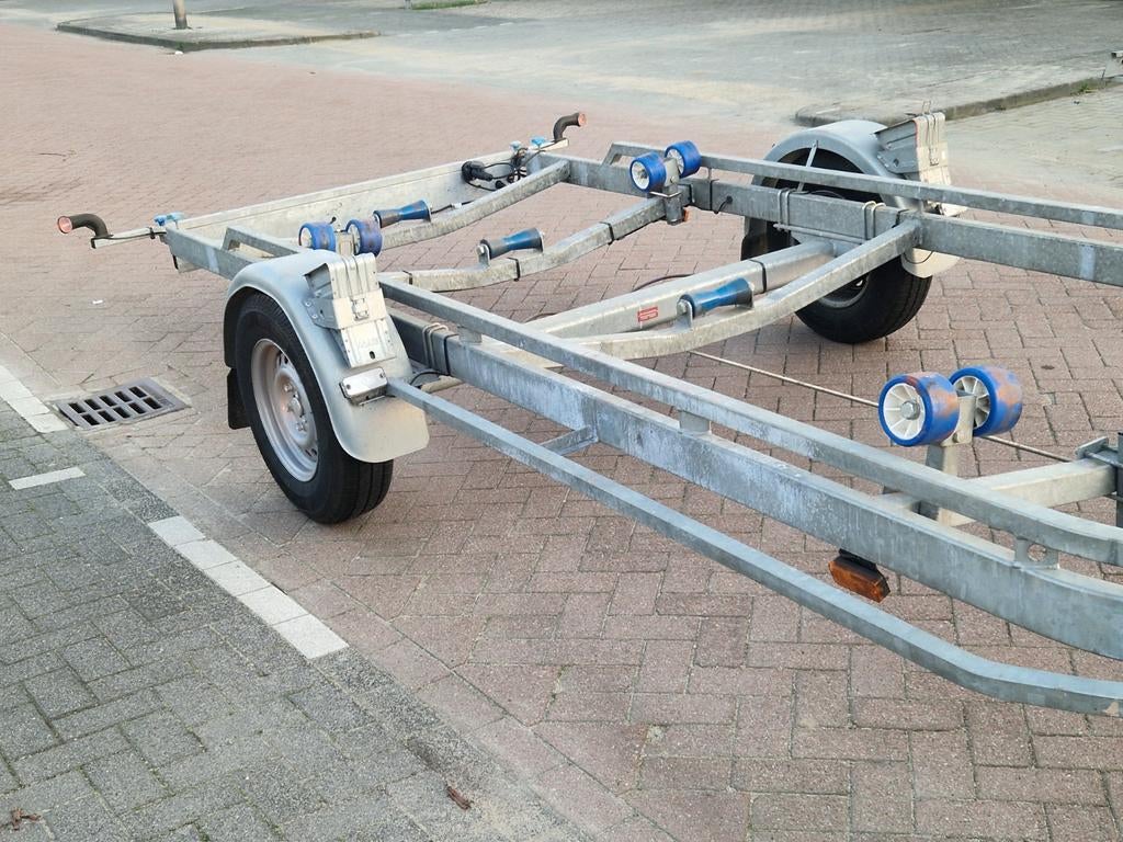 Vlemmix trailer met een 1800KG as en kenteken!!!, Ophalen of Verzenden, Zo goed als nieuw, Jetskitrailer