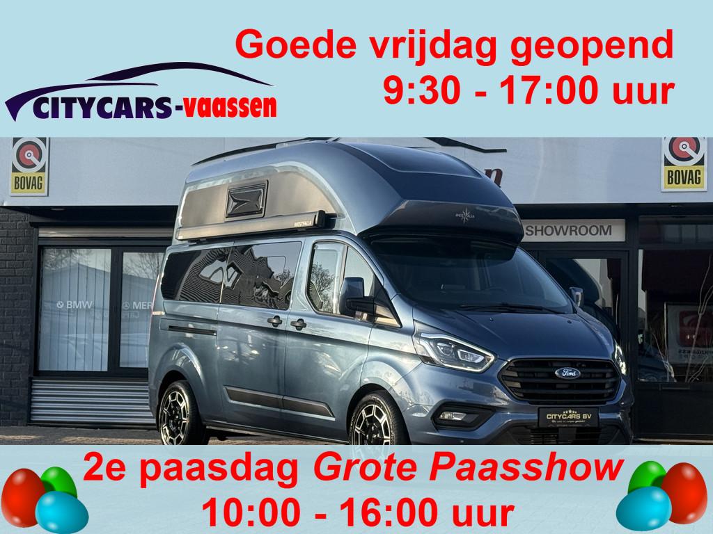 Westfalia Ford Nugget Plus hoog dak automaat 170pk 4 slaappl, Automaat, Buscamper of Camperbus, Ringverwarming, Navigatie